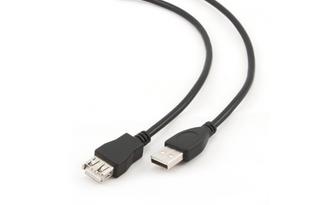 Cablu prelungitor USB GEMBIRD 1.8m, USB 2.0 (T) la USB 2.0 (M), conectori...