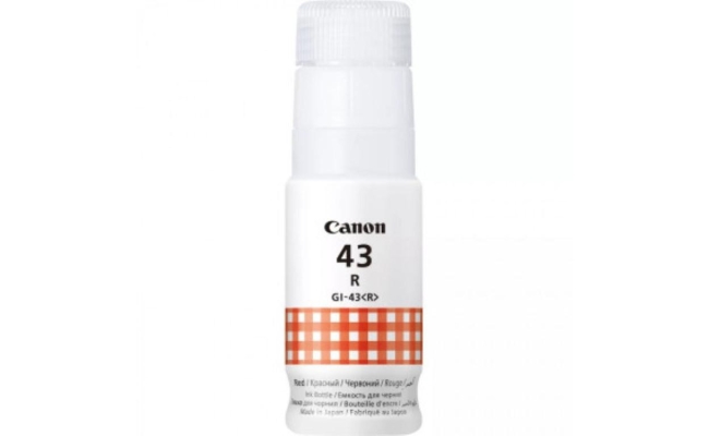 Cartus cerneala Canon GI-43R, culoare red, capacitate 3800 pagini,60ml,pentru...