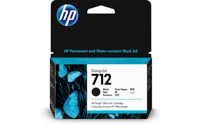 Cartus cerneala Original HP Black, nr.712, pentru Designjet T630 series,...