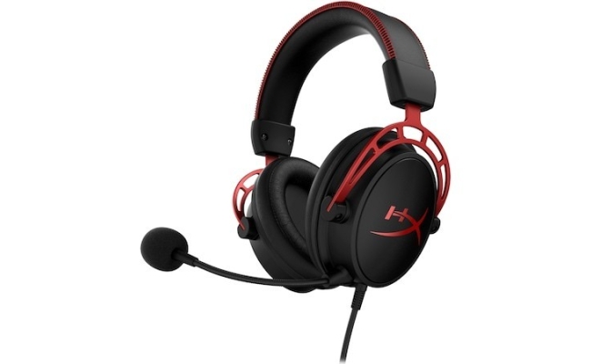 Casti Gaming HP HyperX Cloud Alpha microfon detasabil, negru/rosu (4P5L1AM#ABB)