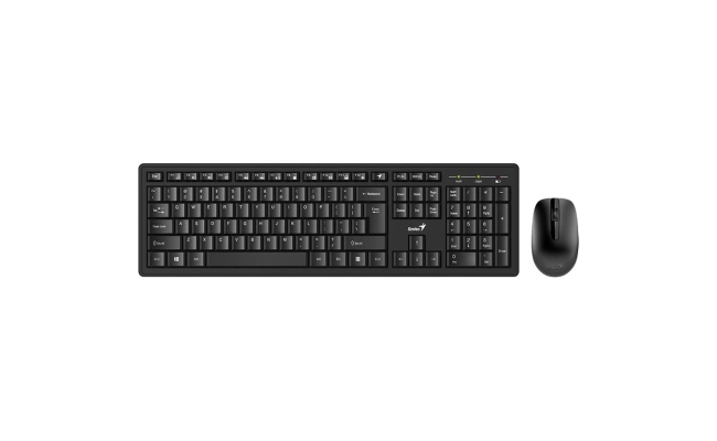 Kit tastatura si mouse Genius SlimStar C126 USB, negru