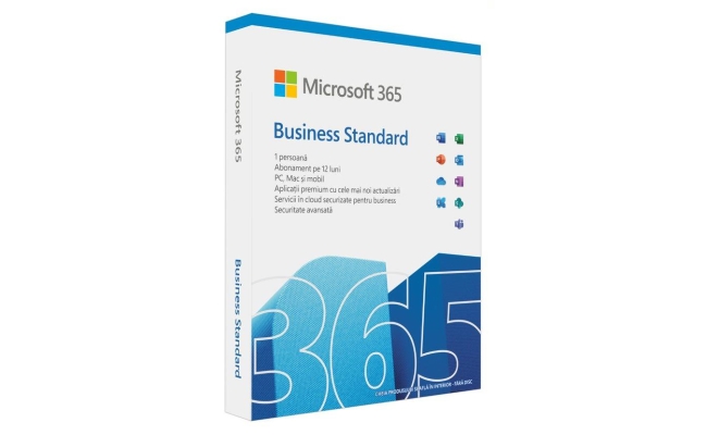 Licenta Cloud Retail Microsoft 365 Business Standard English Subscriptie 1an...