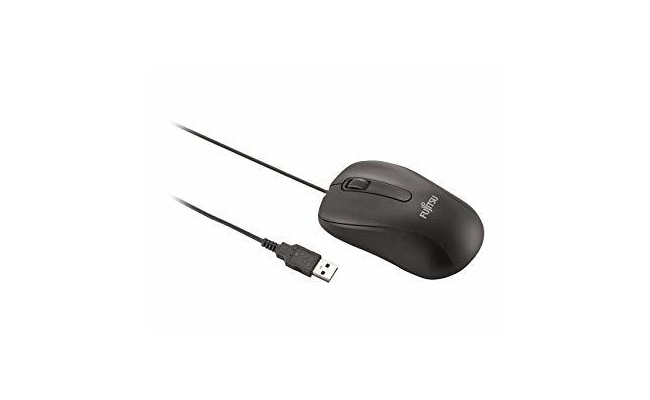 Mouse Fujitsu M520 BLACK, optical, black, 1000 dpi