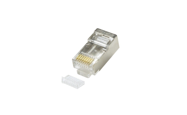 MUFA RJ-45 LOGILINK pt. cablu FTP, SFTP, Cat5e, RJ-45 (T), ecranat, plastic...