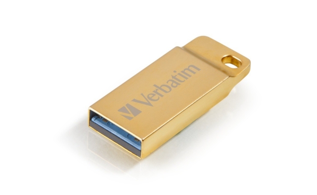 Stick USB Verbatim 32GB Gold Metal Executive - Viteza USB 3.0, Design Elegant