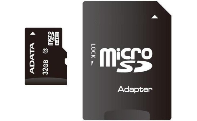 Card de Memorie MicroSD ADATA 32Gb, Adaptor SD, Class 10