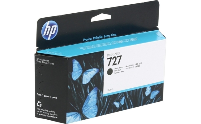 Cartus Cerneala Original HP Matte Black, nr.727, pentru DesignJet...