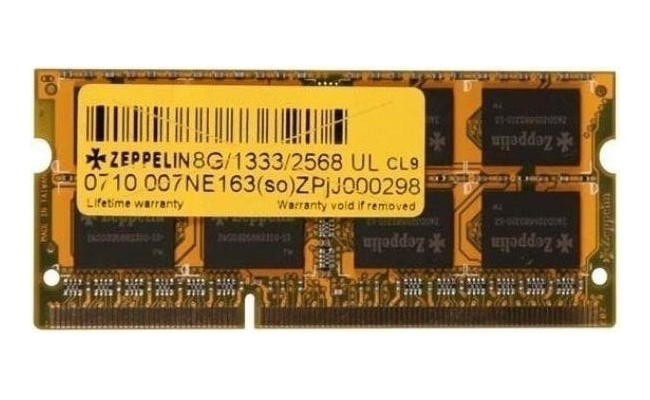 Memorie RAM Zeppelin 8GB DDR3 1333MHz