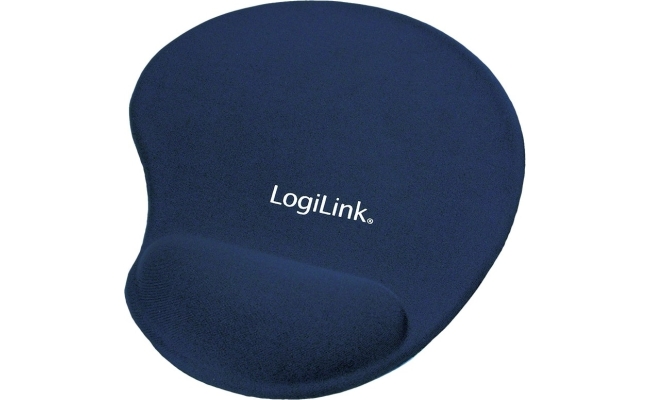 MousePAD LOGILINK, cauciuc si gel, 300 x 220 x 3 mm, albastru (ID0027B)