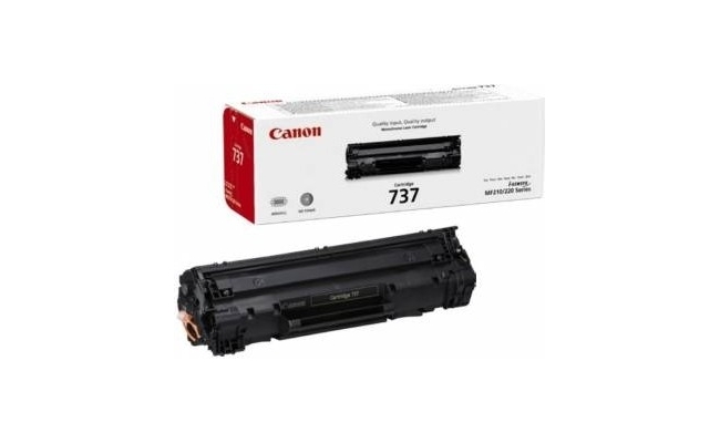 Toner Canon CRG737, black, capacitate 2400 pagini, pentru MF22x/MF21x