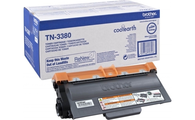 Toner Original Brother Black, TN3380, pentru...