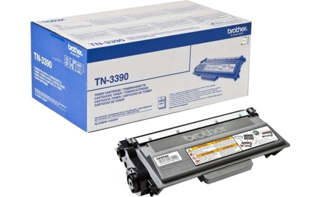 Toner Original Brother Black, TN3390, pentru HL-6180|MFC-8950|8520, 12K,...