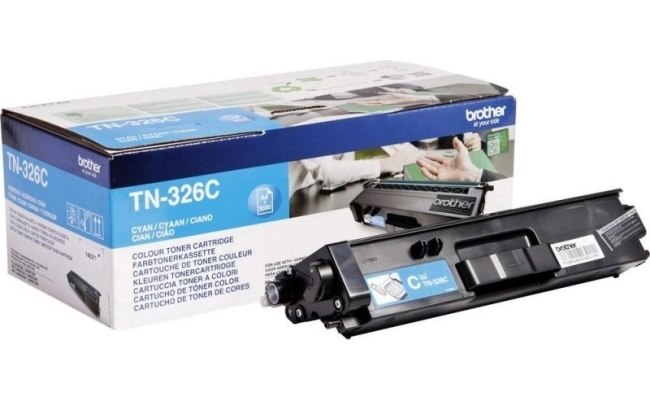 Toner Original Brother Cyan, TN326C, pentru HL-L8250|L8350, 3.5K, incl.TV 0...