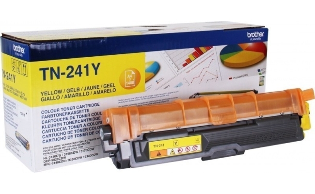 Toner Original Brother Yellow, TN241Y, pentru...