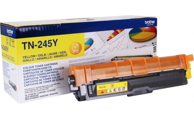 Toner Original Brother Yellow, TN245Y, pentru...