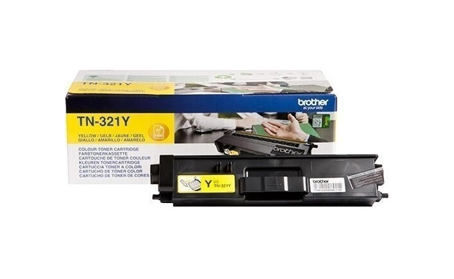 Toner Original Brother Yellow, TN321Y, pentru HL-L8250|L8350, 1.5K, incl.TV 0...