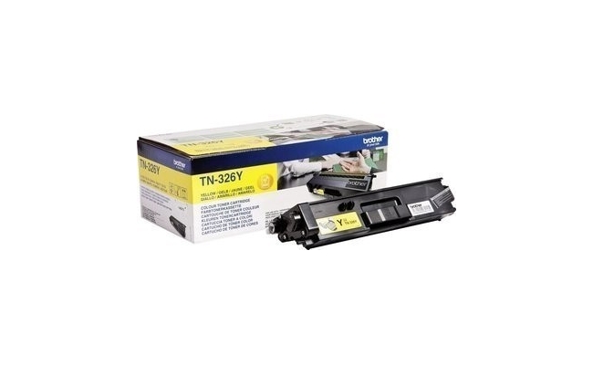 Toner Original Brother Yellow, TN326Y, pentru HL-L8250|L8350, 3.5K, incl.TV 0...