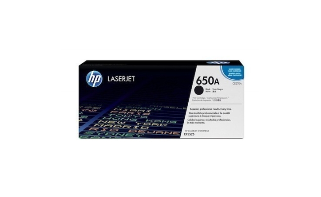 Toner Original HP Black, nr.650A, pentru Color LaserJet CP5525|M750, 13.5K,...