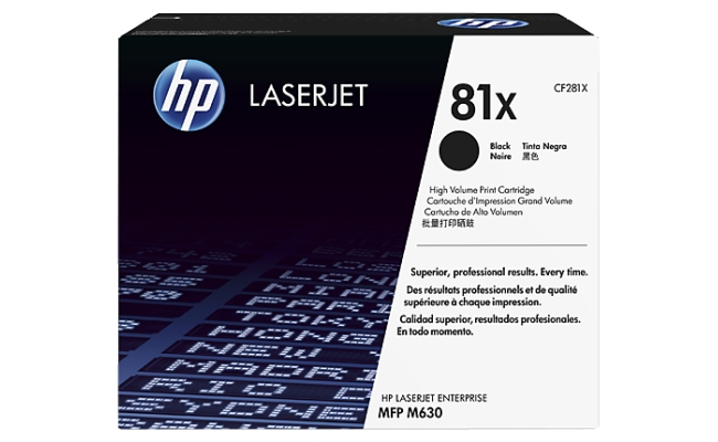 Toner Original HP Black, nr.81X, LaserJet MFP M630, M604, M605, M606, 25K,...