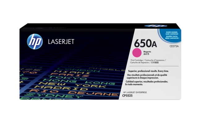 Toner Original HP Magenta, nr.650A, Color LaserJet CP5525, M750, 15K, CE273A