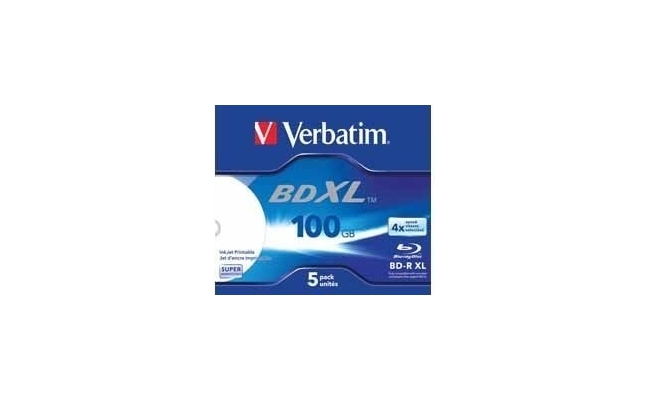 BD-R XL VERBATIM 100GB, viteza 4x, carcasa, pret pe bucata, printabil, Wide...