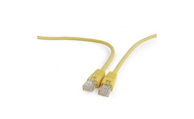 Cablu Patch Cord UTP GEMBIRD PP12-1.5M/Y, Cat5e, 1.5m, Galben,...