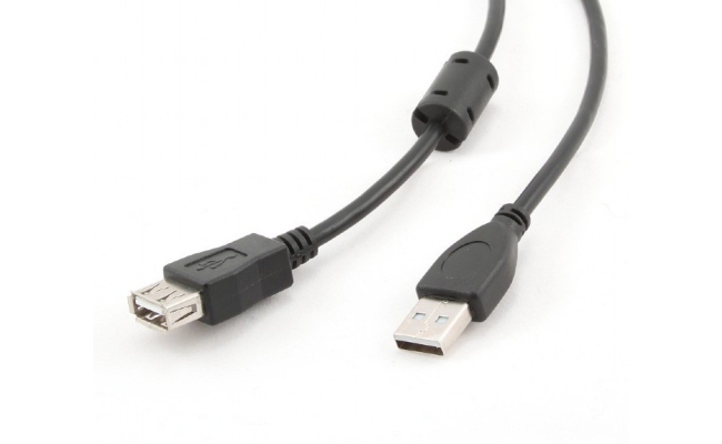 Cablu Prelungitor USB 2.0 Spacer - 1.8m, Negru