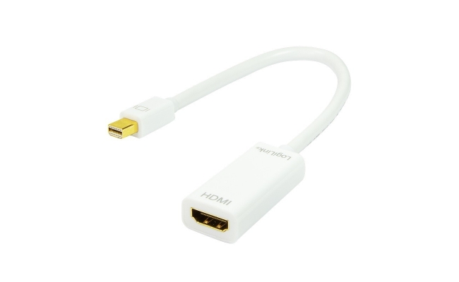 CABLU video LOGILINK, adaptor Mini-DisplayPort (T) la HDMI (M), 15cm,...