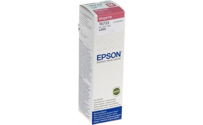 Cartus cerneala Epson T6733, magenta, capacitate 70ml, pentru Epson L800