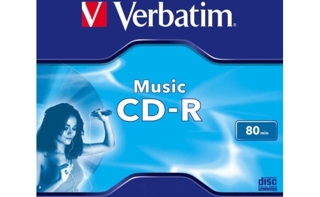 CD-R Verbatim 700MB, 80 minute, viteza 16x, set 10 bucati, carcasa (43365)