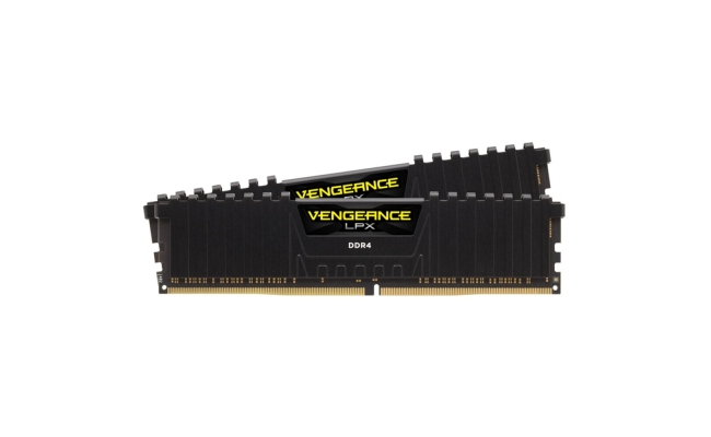 Memorie RAM Corsair Vengeance LPX Black, DIMM, DDR4, 16GB (2x8GB), CL14, 2400MHz