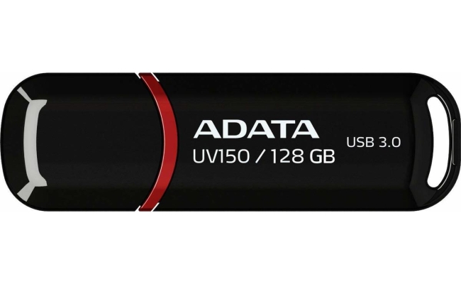 Memorie USB Flash Drive ADATA UV150, 128Gb, USB 3.0, negru