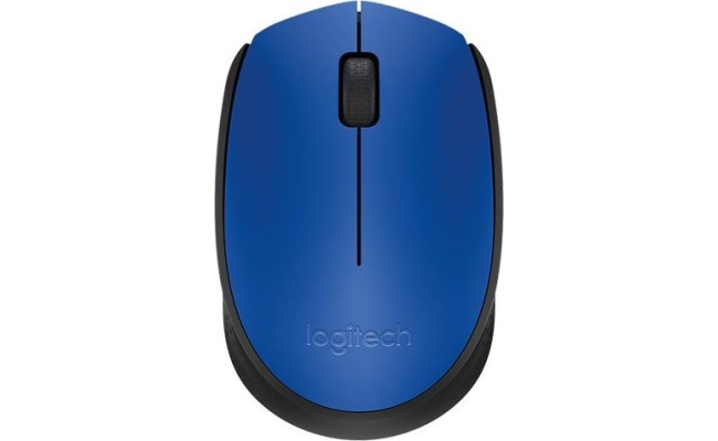 Mouse Logitech M171 Wireless, 2.4GHz, optic, 1000 dpi, Albastru