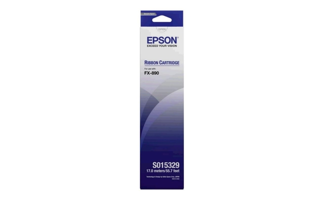 Ribbon Epson S015329, negru pentru Epson FX-890