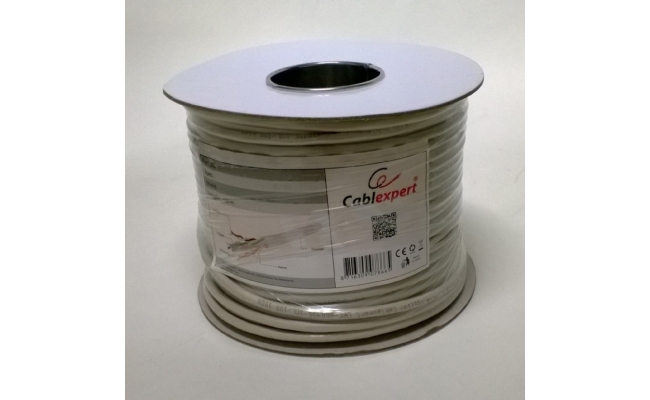 ROLA CABLU  UTP GEMBIRD, Cat6, 100m, Cupru-Aluminiu, Solid, AWG24,...