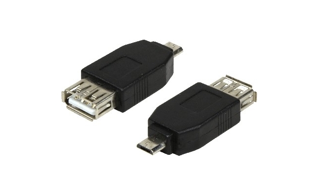 Adaptor Logilink AU0029 Micro-USB 2.0 (T) la USB 2.0 (M) negru