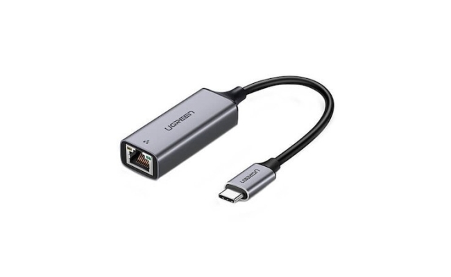 Adaptor retea Ugreen CM199 USB Type-C to Gigabit LAN Adapter, gri