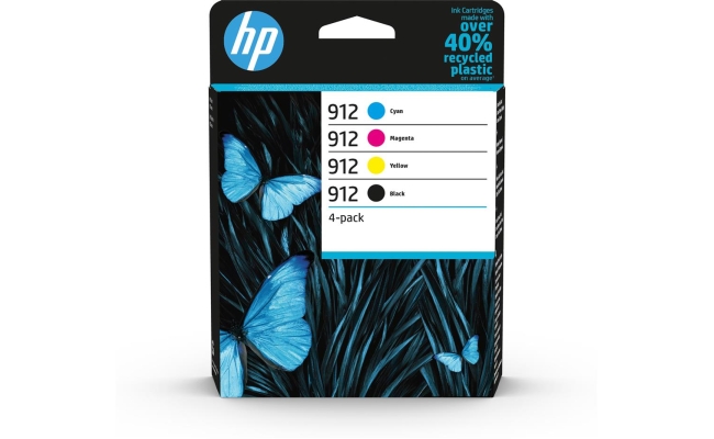 Combo-Pack Original HP CMYK, 912 pentru OfficeJet 8013, 8023