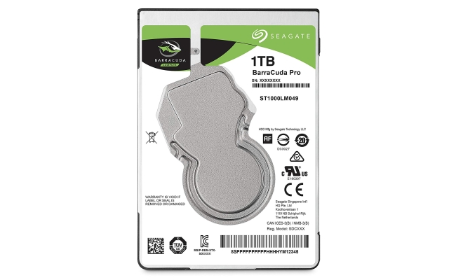 HDD Laptop Seagate BarraCuda® 1TB, 7200RPM, SATA III