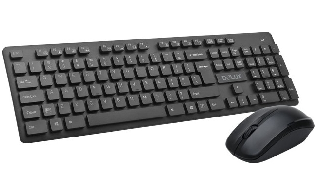 Kit Tastatura si Mouse DELUX KA150 + M136GX (KA150G)