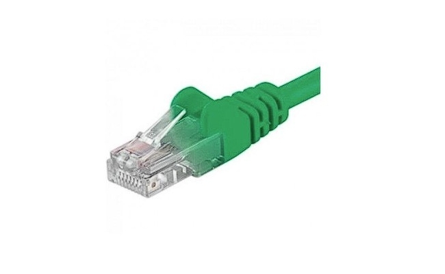 Patch cord UTP Cat.6 1m Verde, RJ45-RJ45, UTP-6-1-GN, Cupru