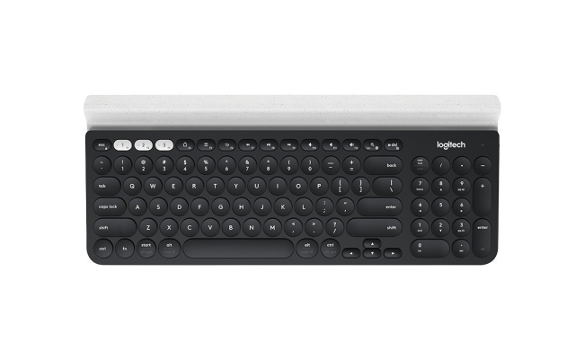 Tastatura Logitech K780 Multimedia Wireless / Bluetooth - Negru / Argintiu