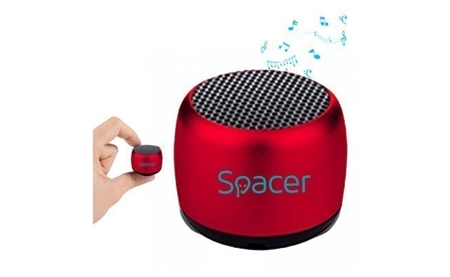 Boxa Spacer portabila SPB-Cri-Cri-RED, Bluetooth, rosu