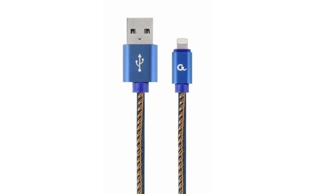 Cablu alimentare si date Gembird CC-USB2J-AMLM-1M-BL, USB 2.0 (T) la...