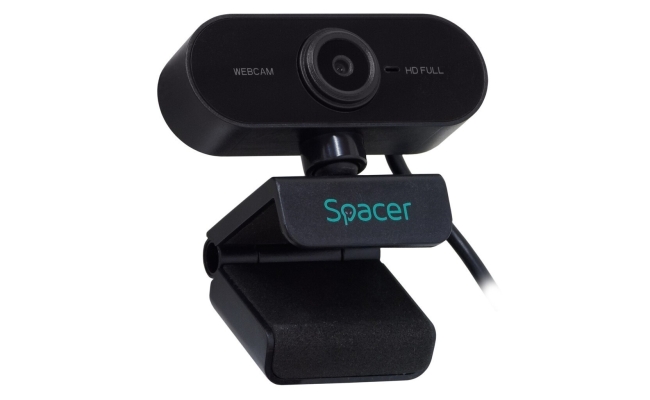 Camera Web Spacer SPW-CAM-01, Full-HD, negru