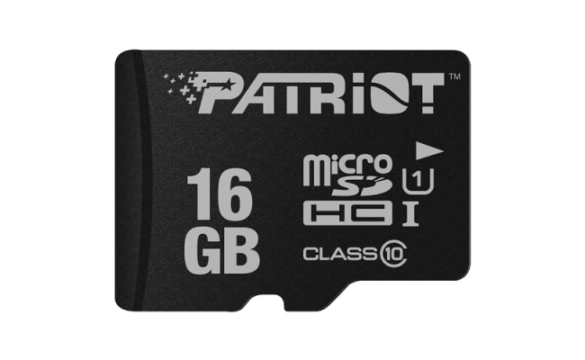 Card MicroSD Patriot, 16 GB, UHS-I U1