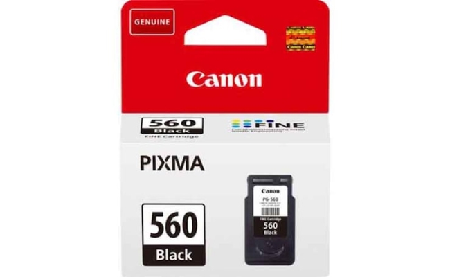 Cartus cerneala Canon PG-560, negru, capacitate 7.5ml / 180 pagini