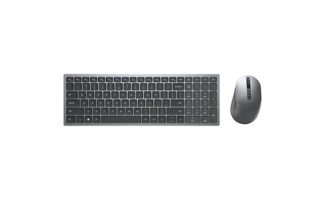 Kit tastatura si mouse Dell KM7120W, Wireless, Titan grey