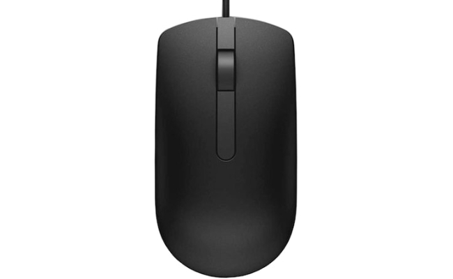 Mouse DELL MS116, 1000 dpi, USB, negru