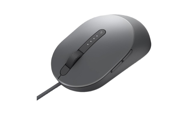 Mouse Dell MS3220 cu fir, 3200 dpi, titan gray